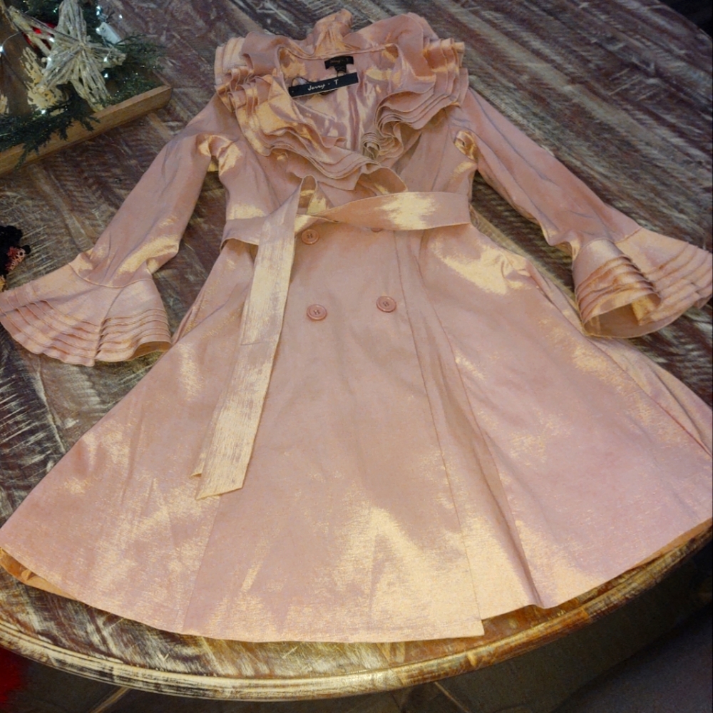 Jerry T ruffle coat